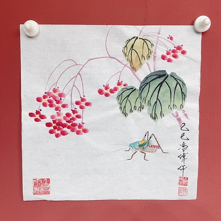 国画冯老师手绘作品