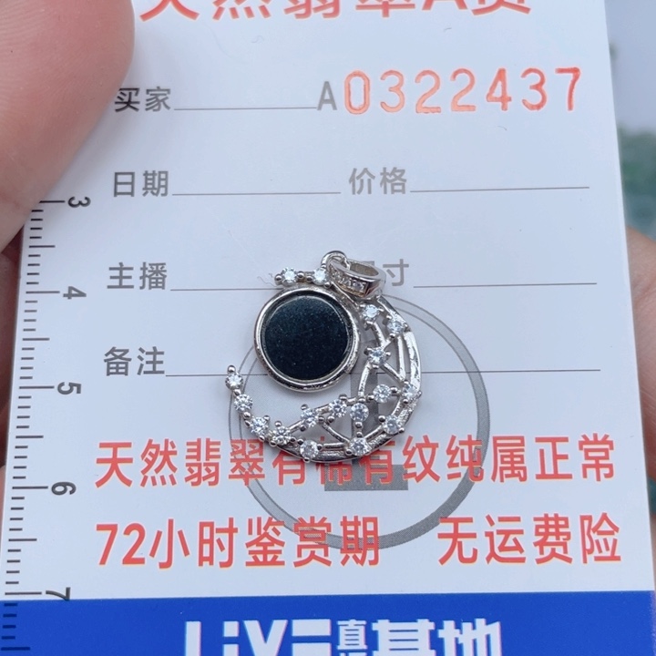 翡翠颈饰银S925镶嵌25828888588