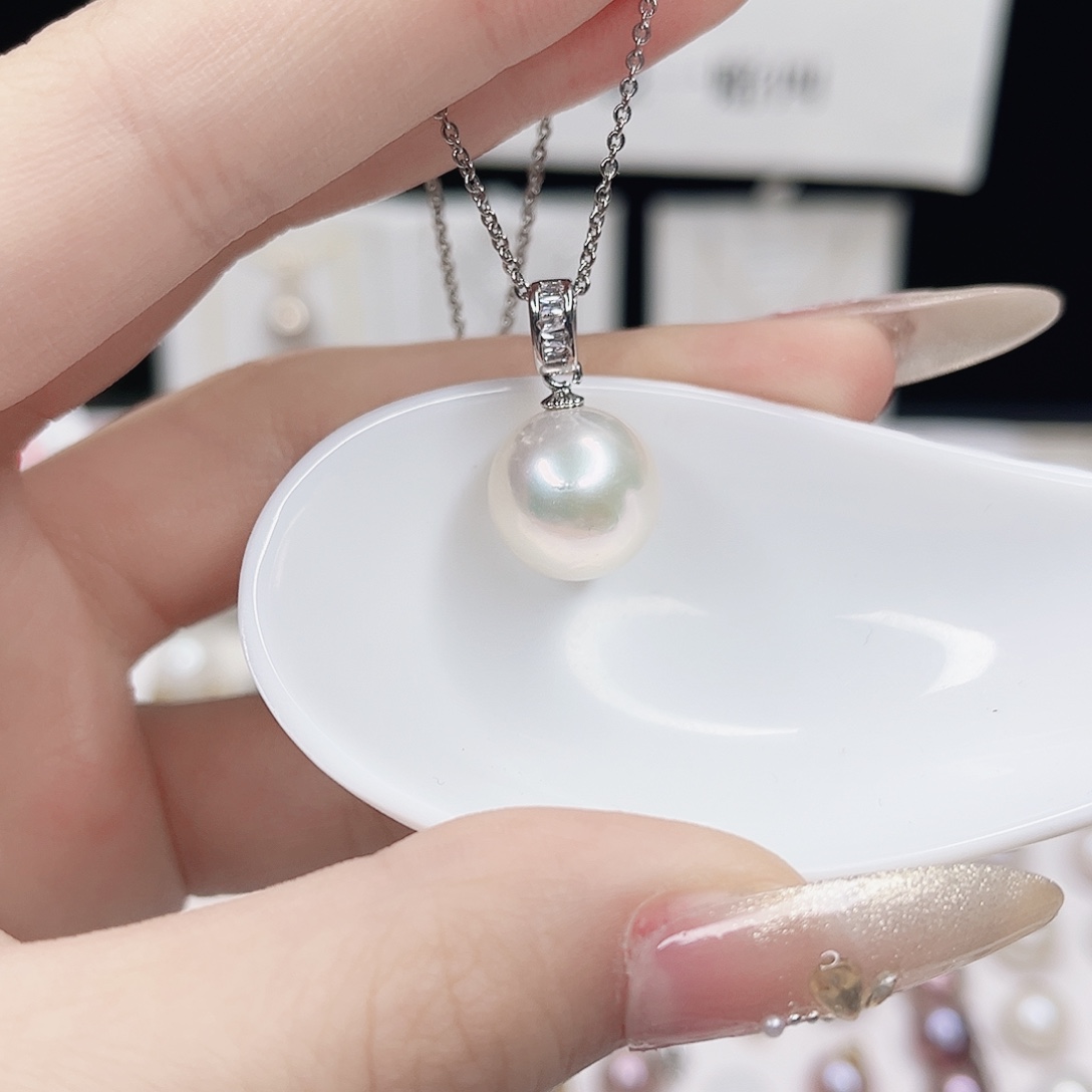 淡水珍珠吊坠(赠链)合金