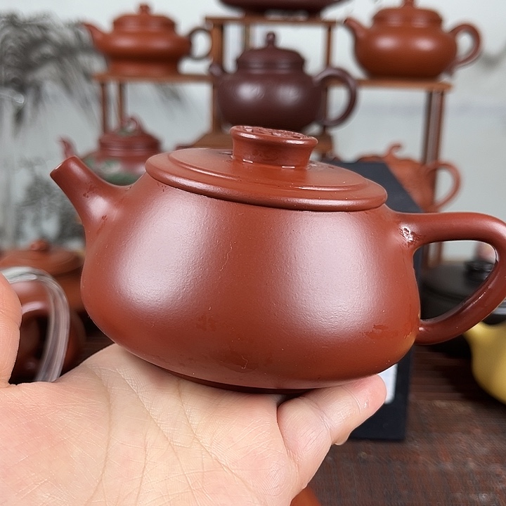 肆***楊紫砂茶壶微瑕处理