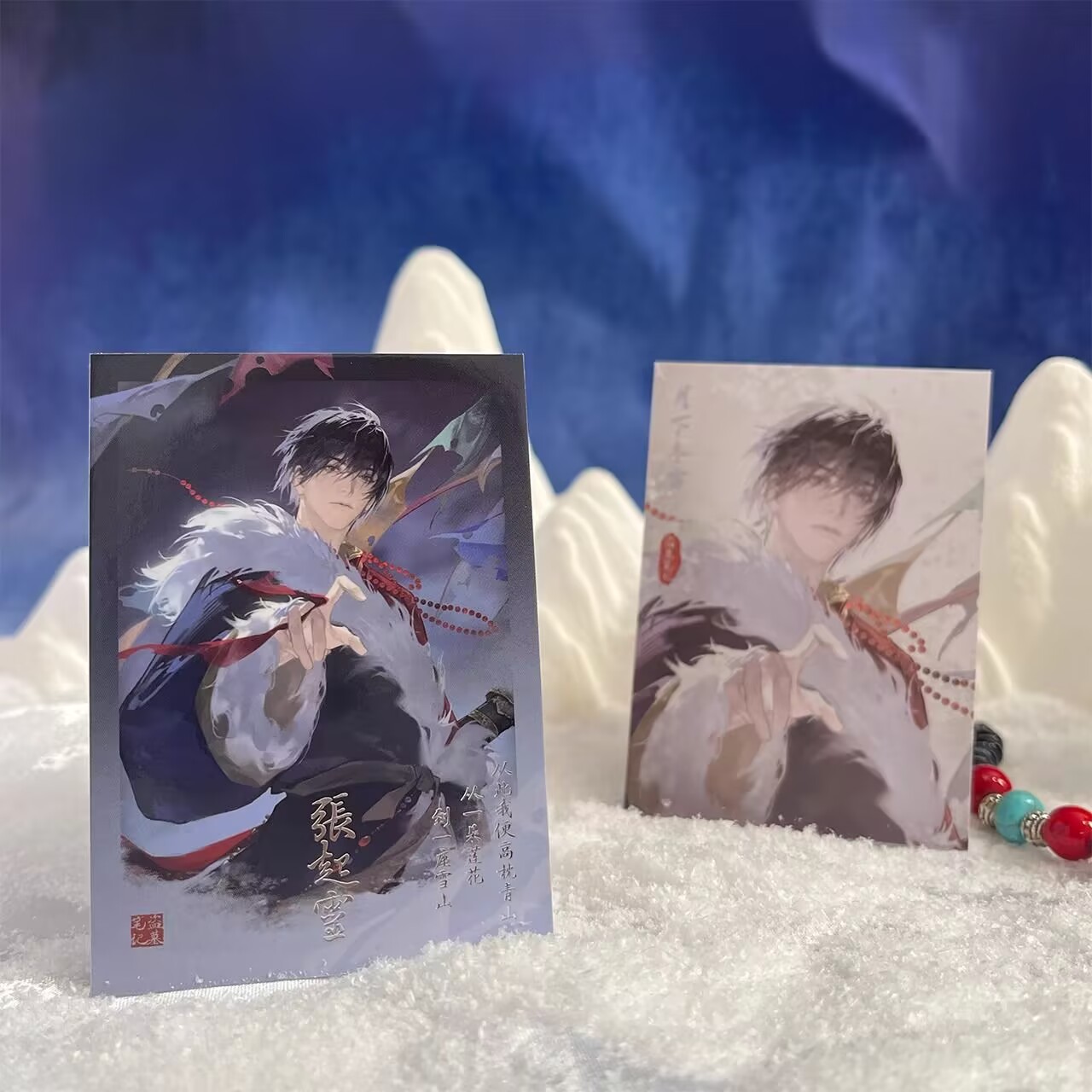 盗墓笔记张起灵月下冬拍立得