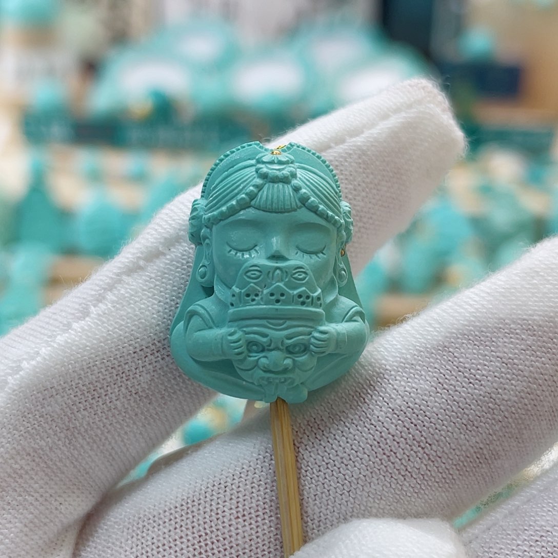 绿松石珠宝奇石未镶嵌