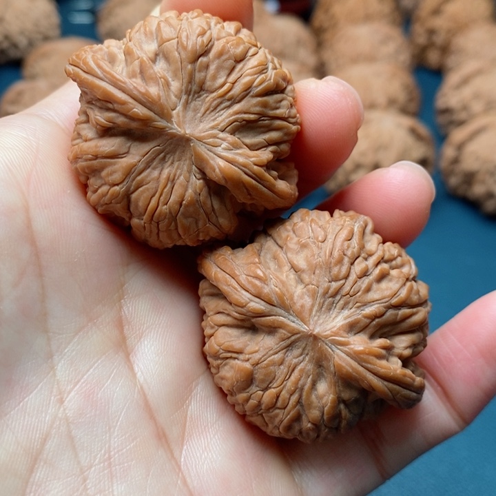 文玩核桃把件40磨盘