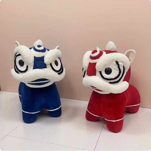 网红醒狮萌狮椅卡通动物造型座椅装饰摆件椅客厅创意小狮子儿童凳