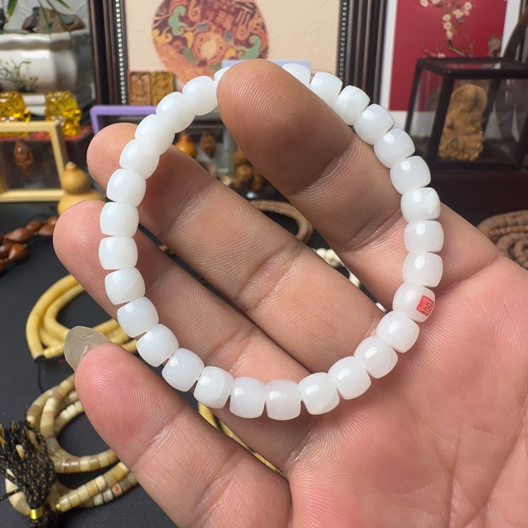 手串/手链驼骨白玉