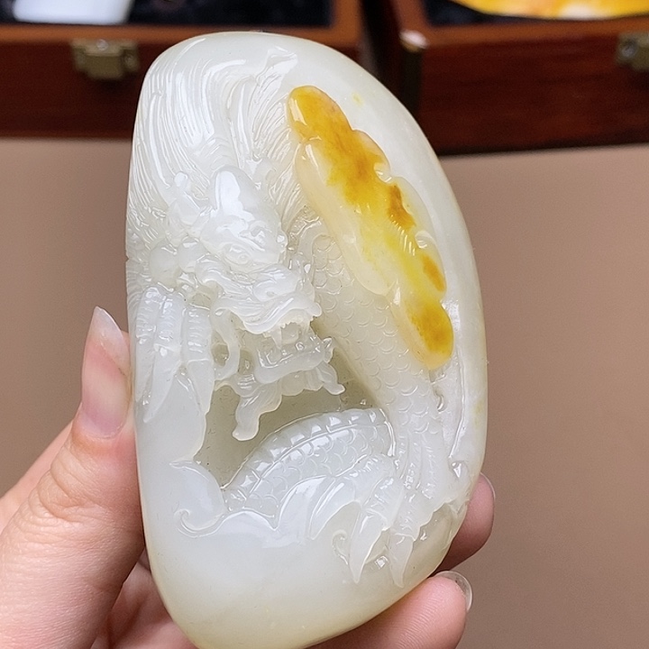 和田玉挂件未镶嵌F