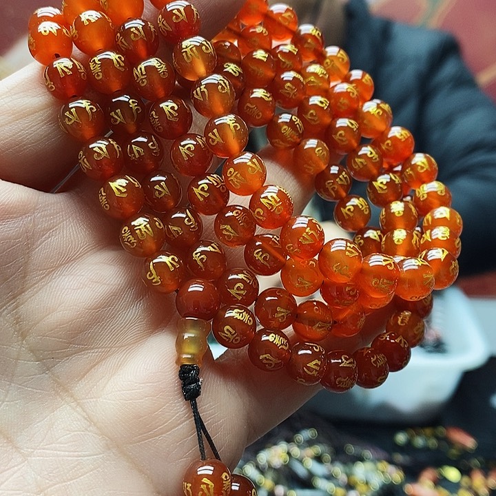 玛瑙/玉髓颈饰合金