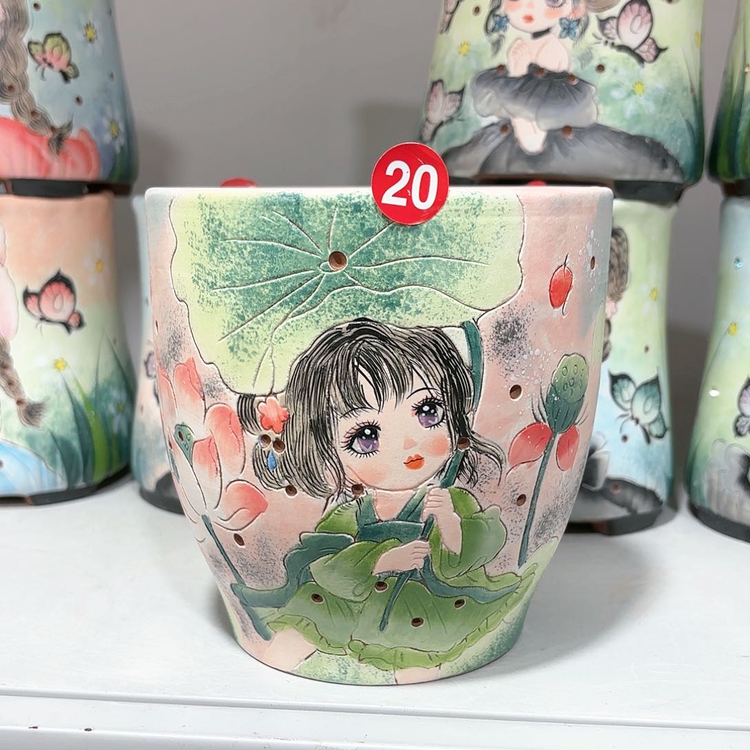 紫砂花盆手工花盆默认微瑕12/13