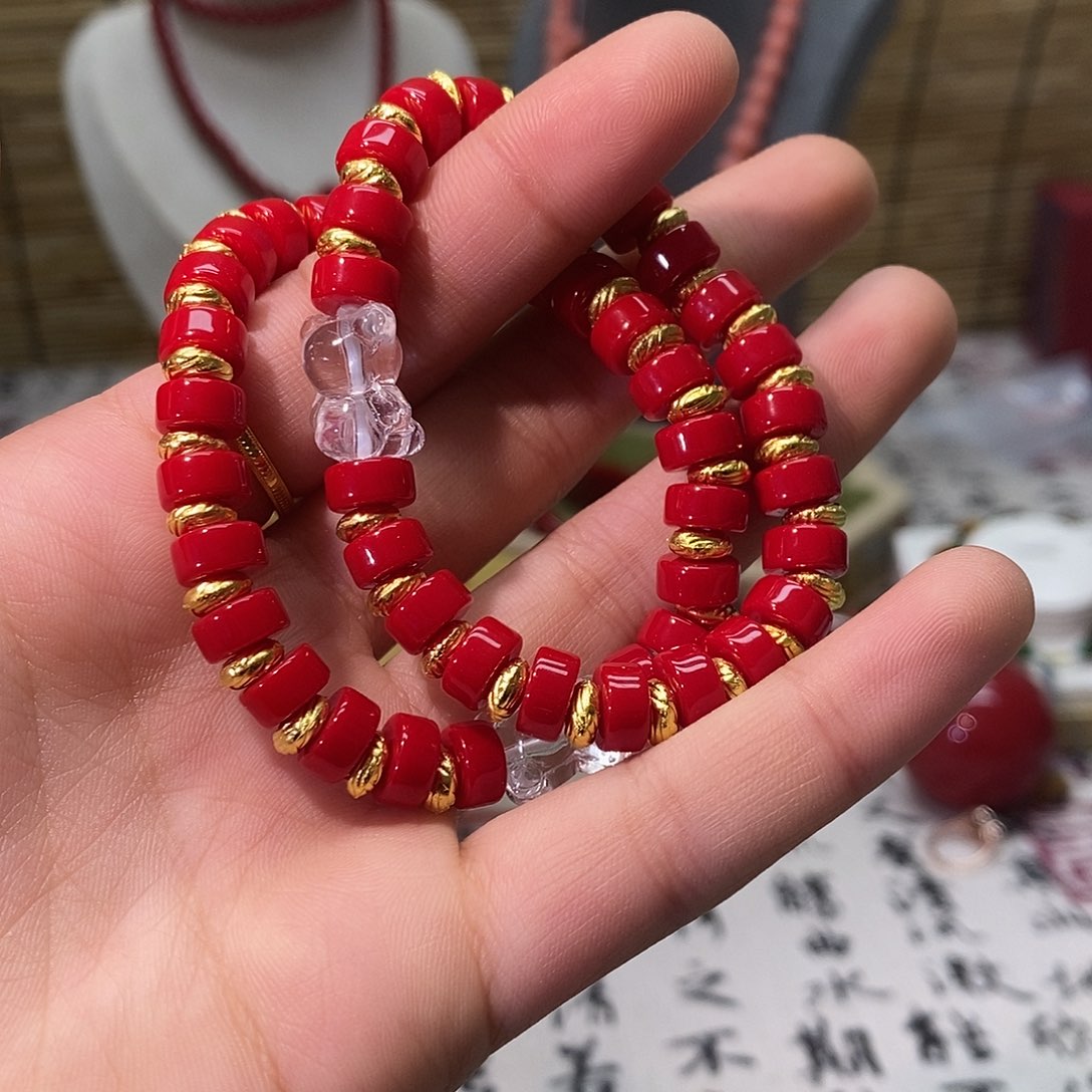 非金属阿卡色diy手链