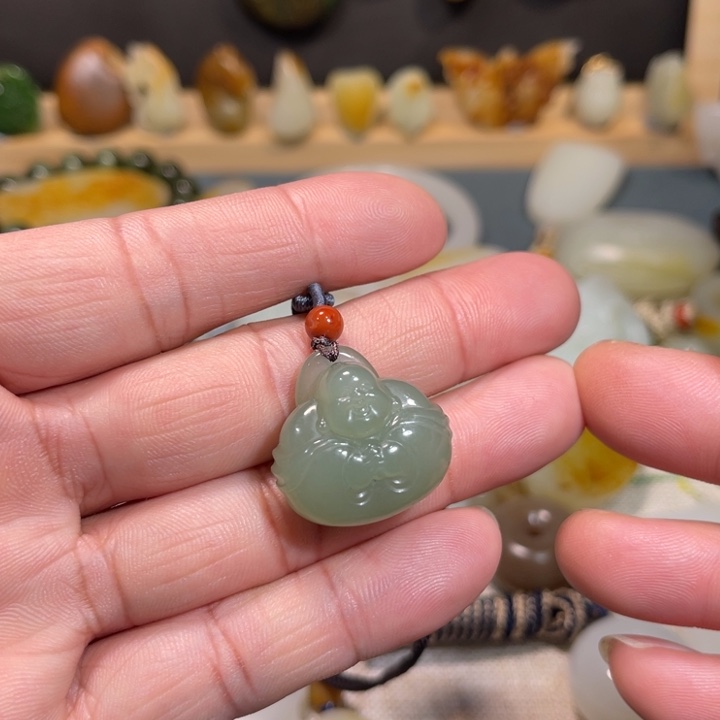 和田玉手串未镶嵌