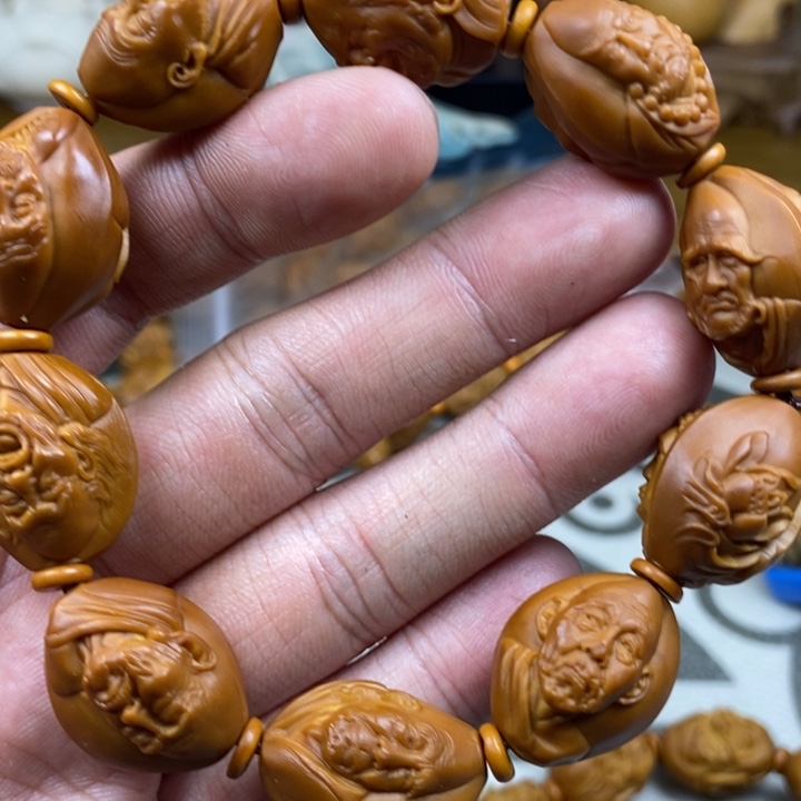 橄榄核手串/手链橄榄核雕工艺手串
