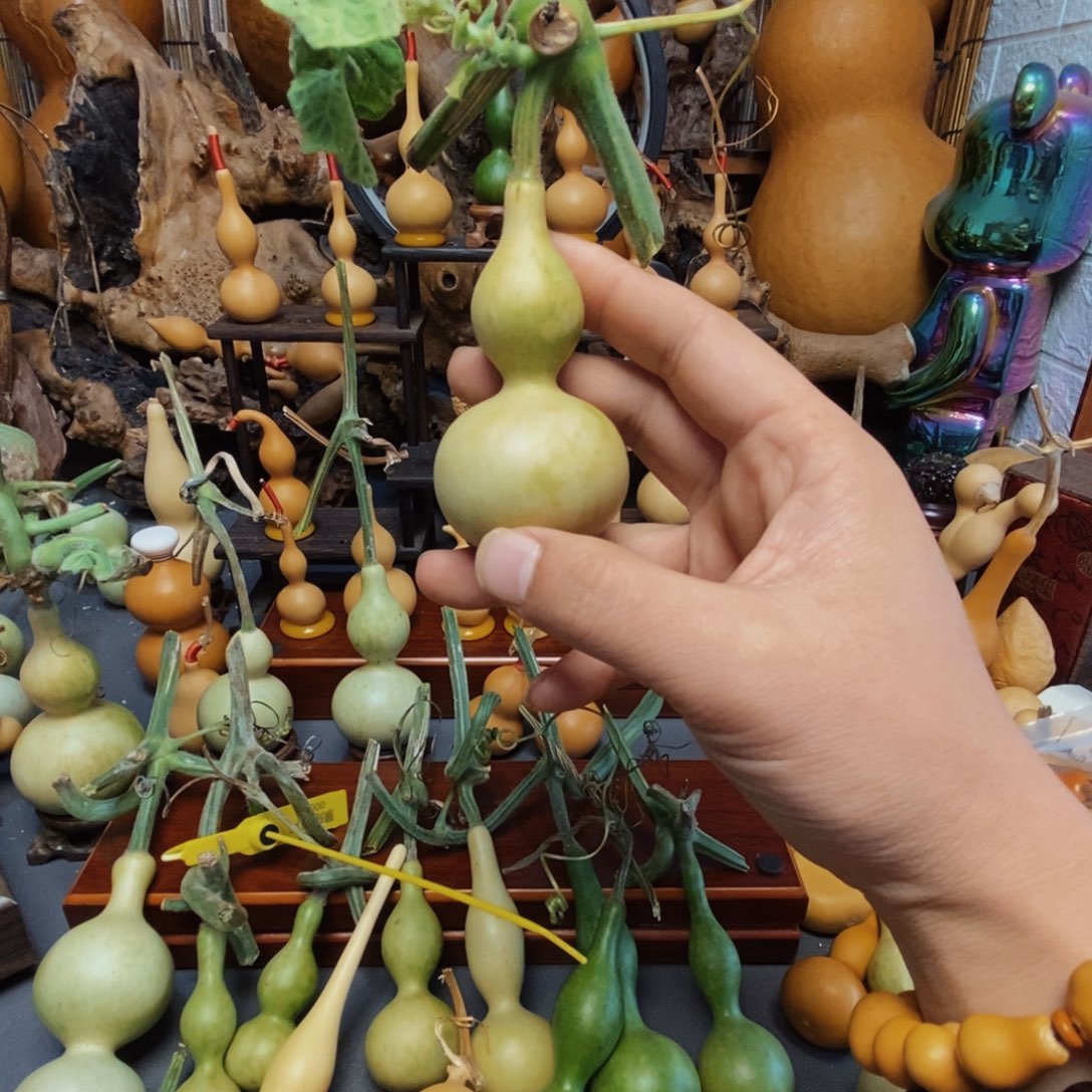 囍***葫芦摆件手捻葫芦