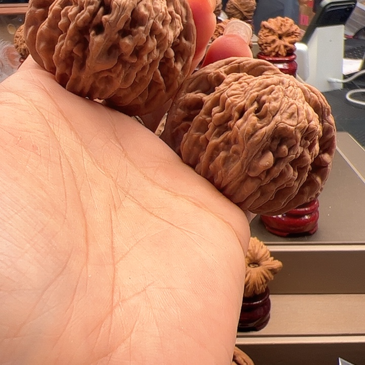 文玩核桃把件48 四座楼 s-006