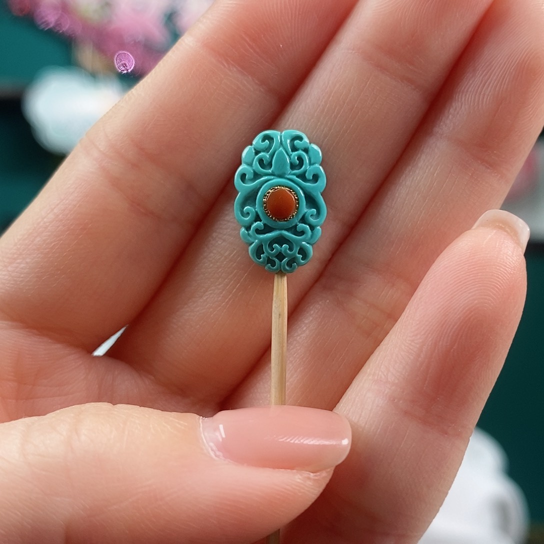 绿松石珠宝奇石未镶嵌