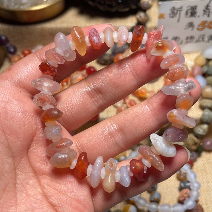 合金手链玛瑙/玉髓
