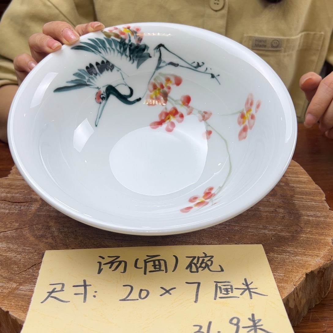 瓷片景德镇陶瓷手工手绘制作