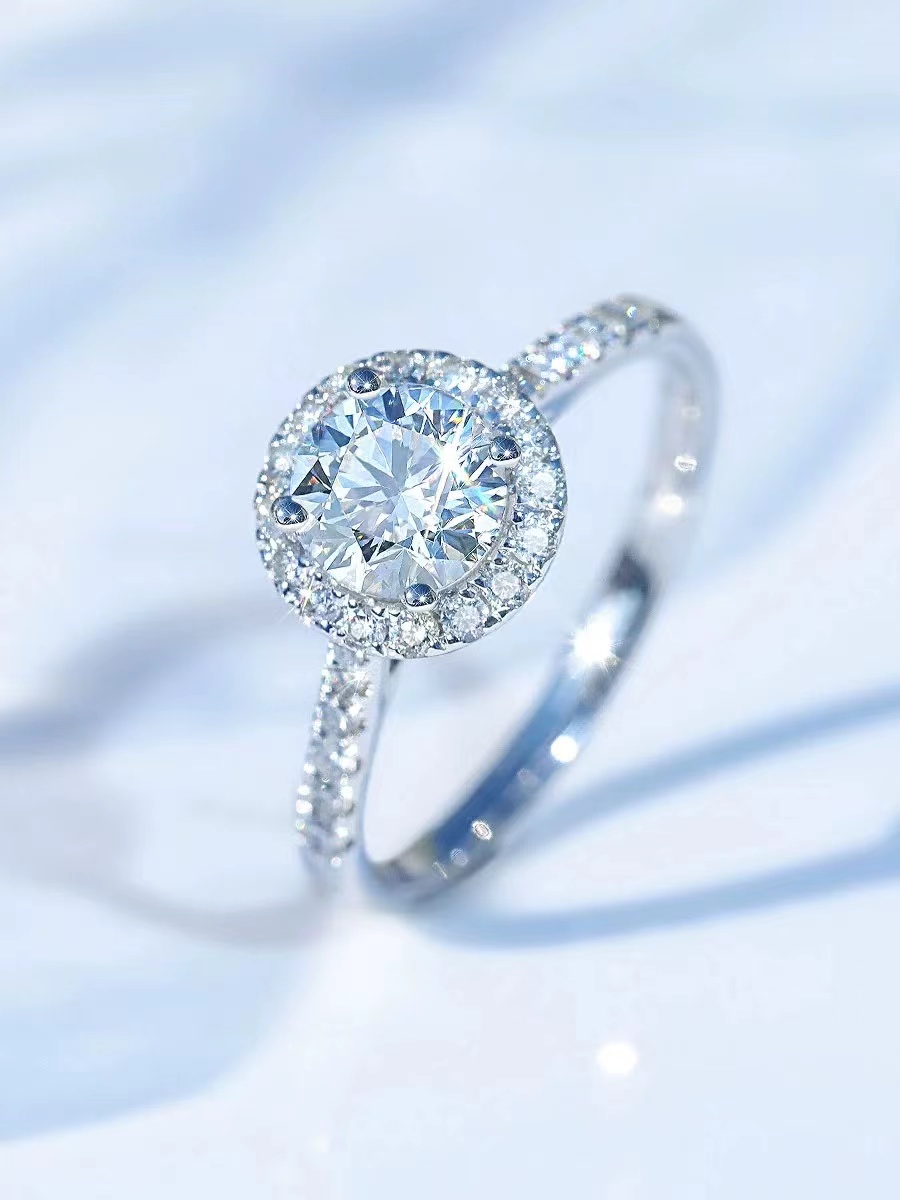 925银戒指 高奢限量款-南非之星【2克拉纯银女戒】QQ