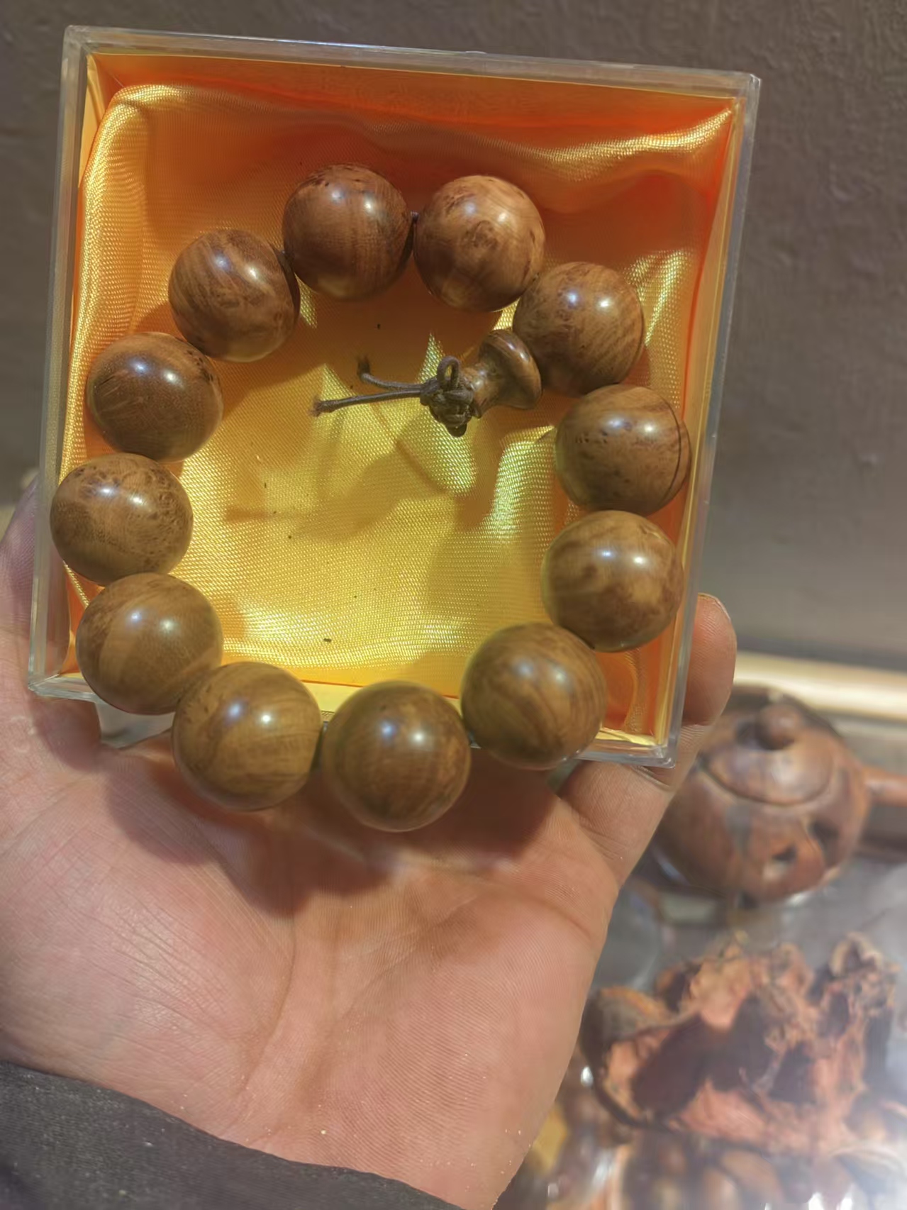 非金属木质手链 麻梨手串