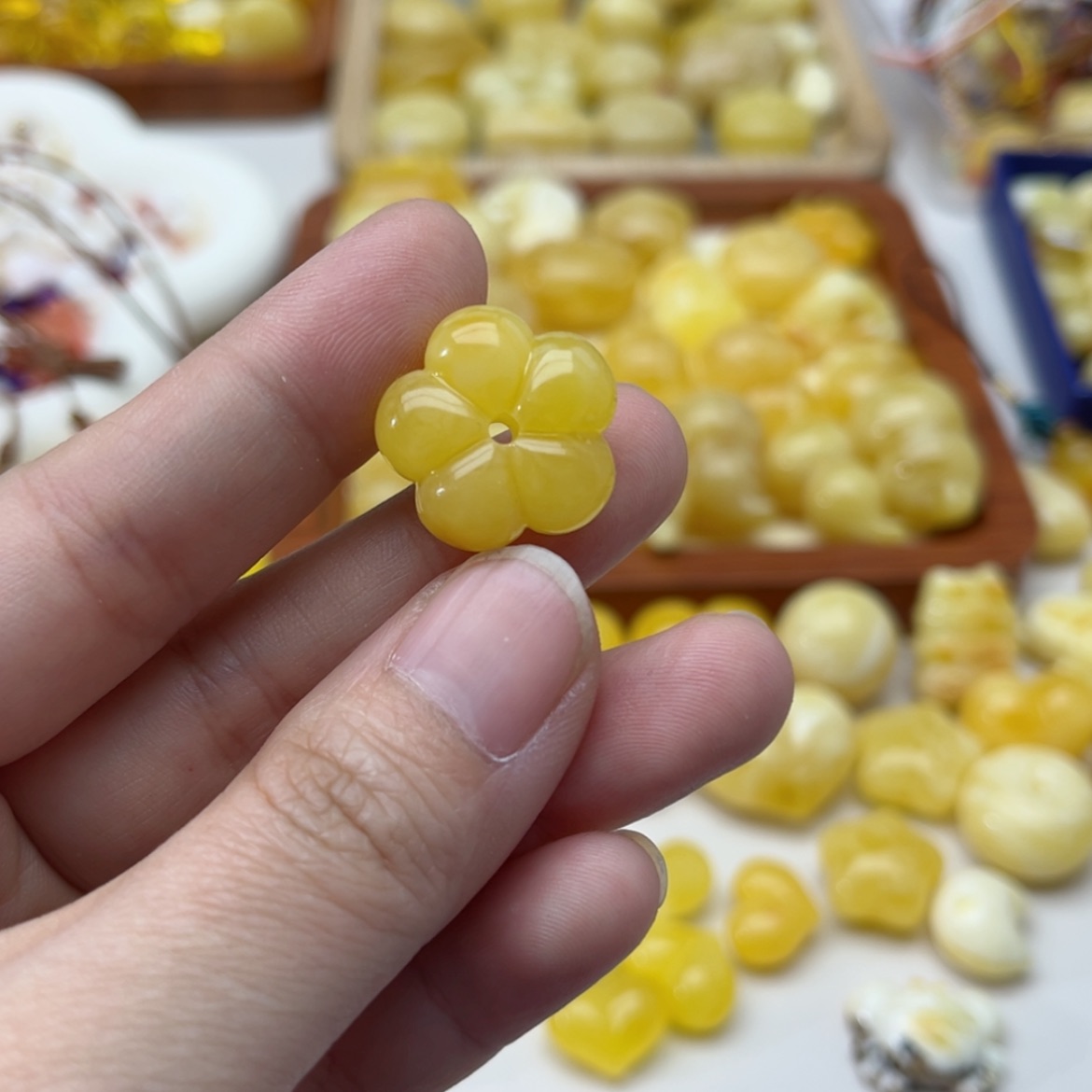 【闪购商品】未镶嵌蜜蜡裸石定制