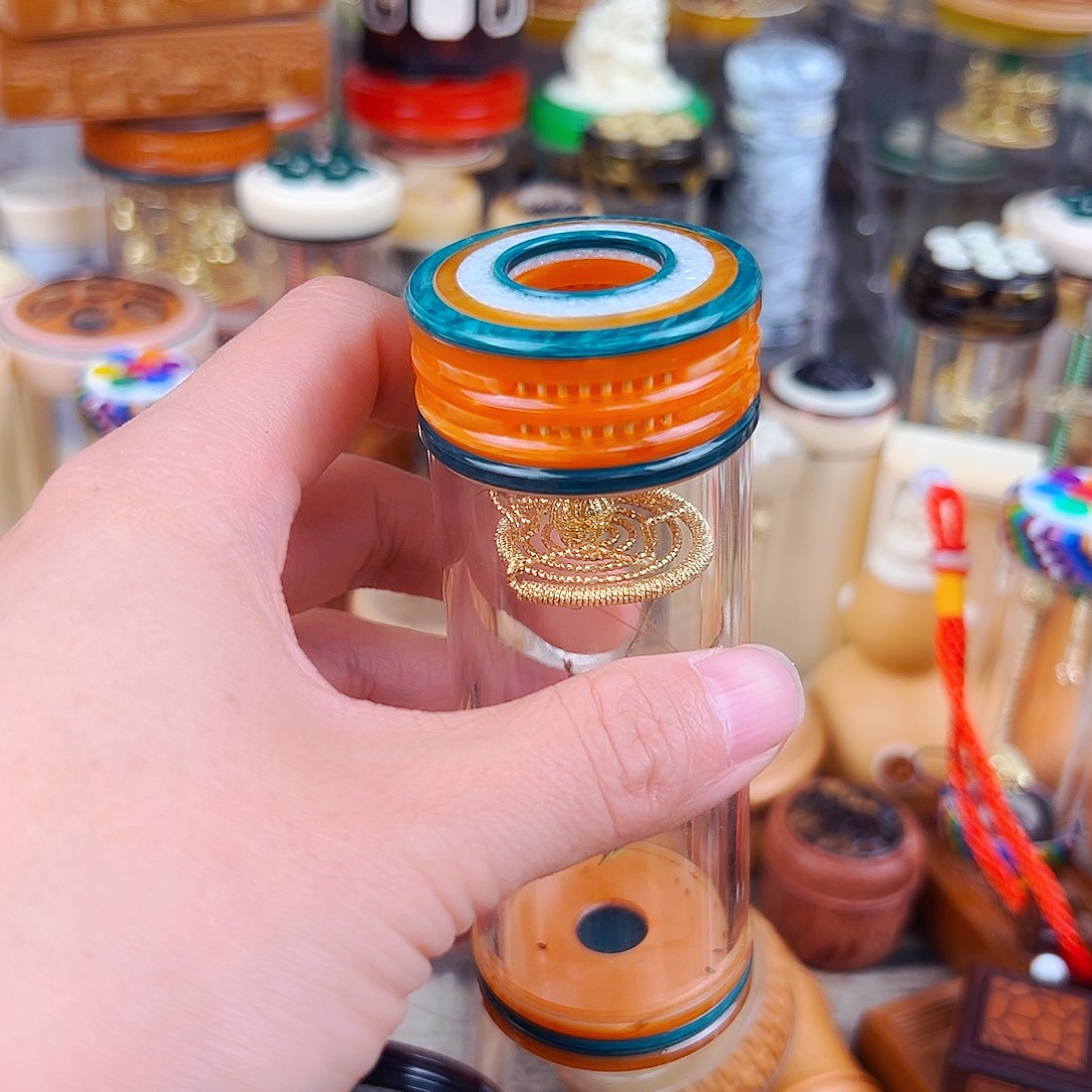 唐三彩扎嘴罐一套哈哈哈