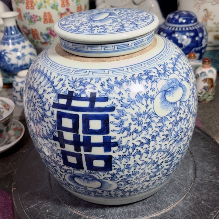 紫砂茶叶罐青花88888888888