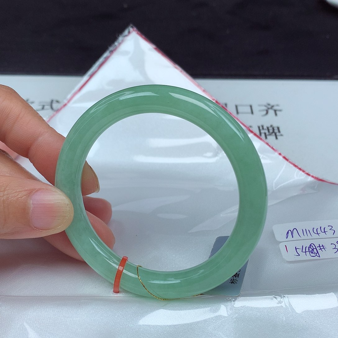 翡翠手镯未镶嵌54圈1443