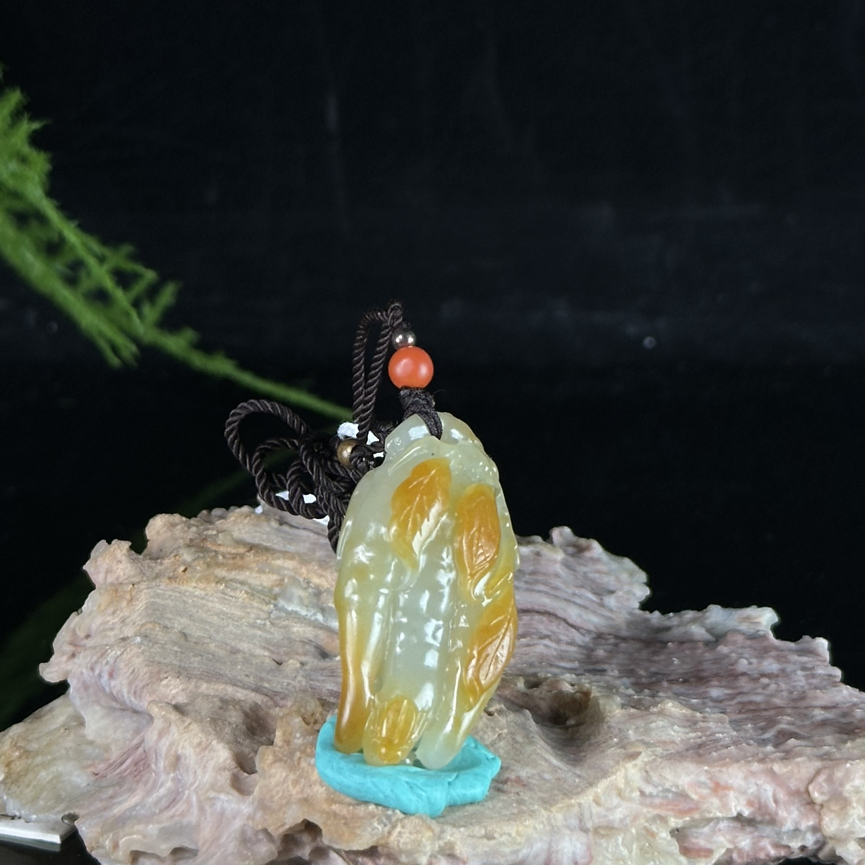 20世纪和田玉糖料佛手佩 CZS11022822 【上海兰馨】