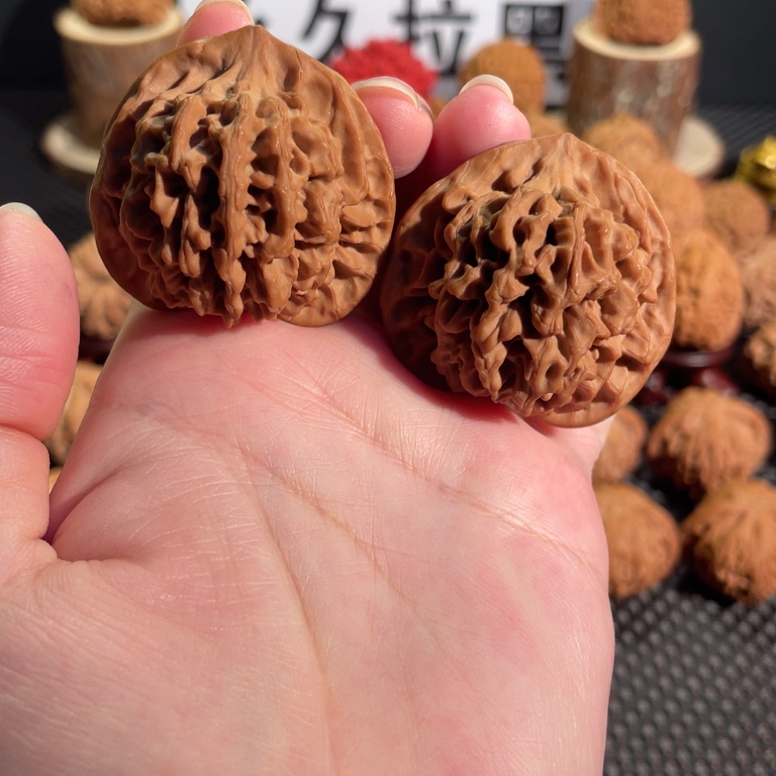 吊坠文玩核桃全品秦闷42尺