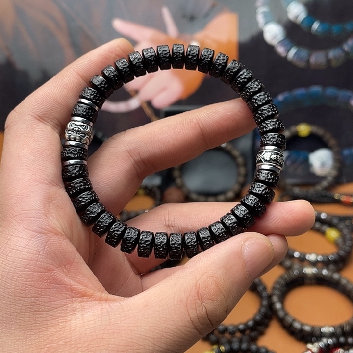 椰蒂手串9黑金耶噶吞金兽上上签