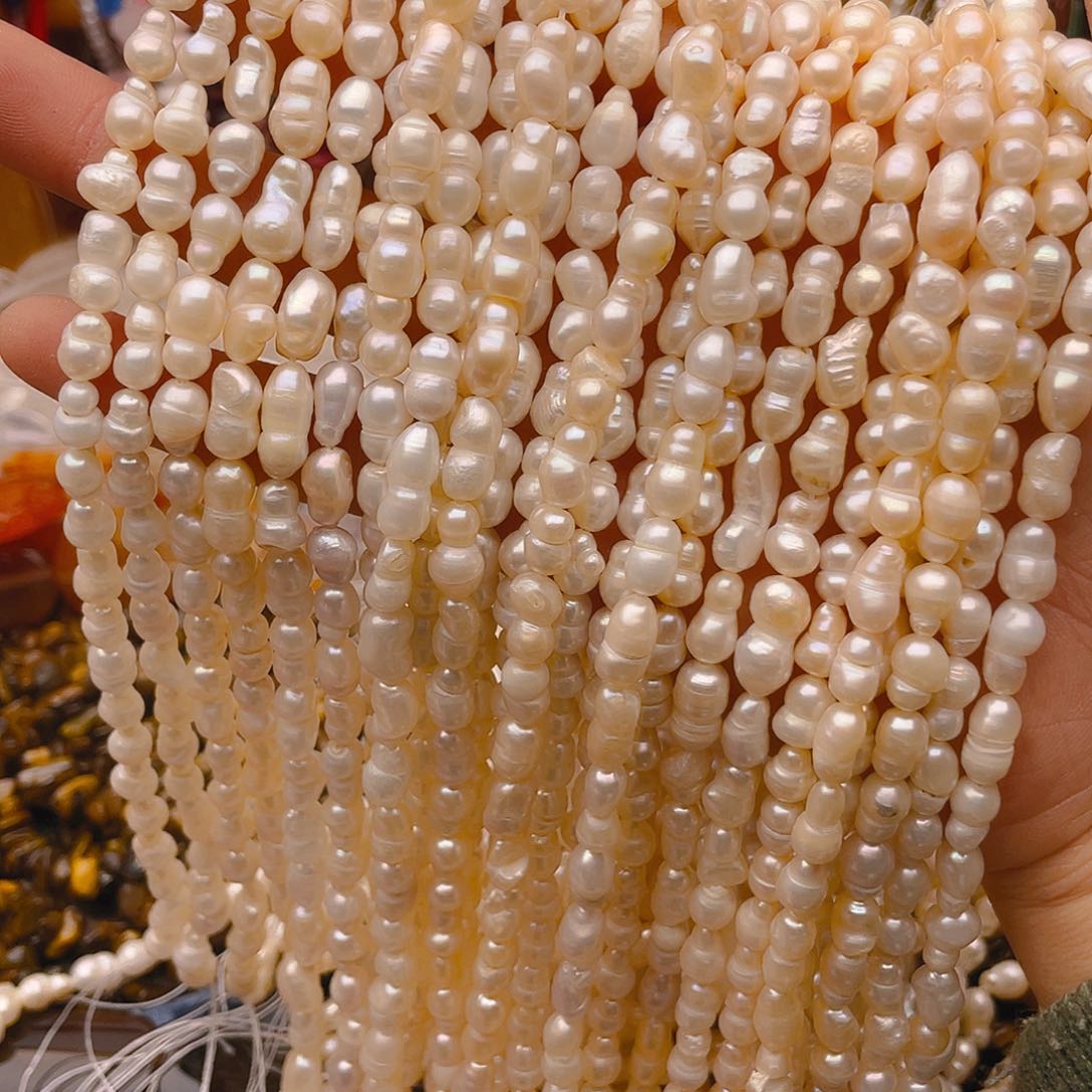 玛瑙/玉髓珠宝半成品未镶嵌珍珠1条葫芦形卡6