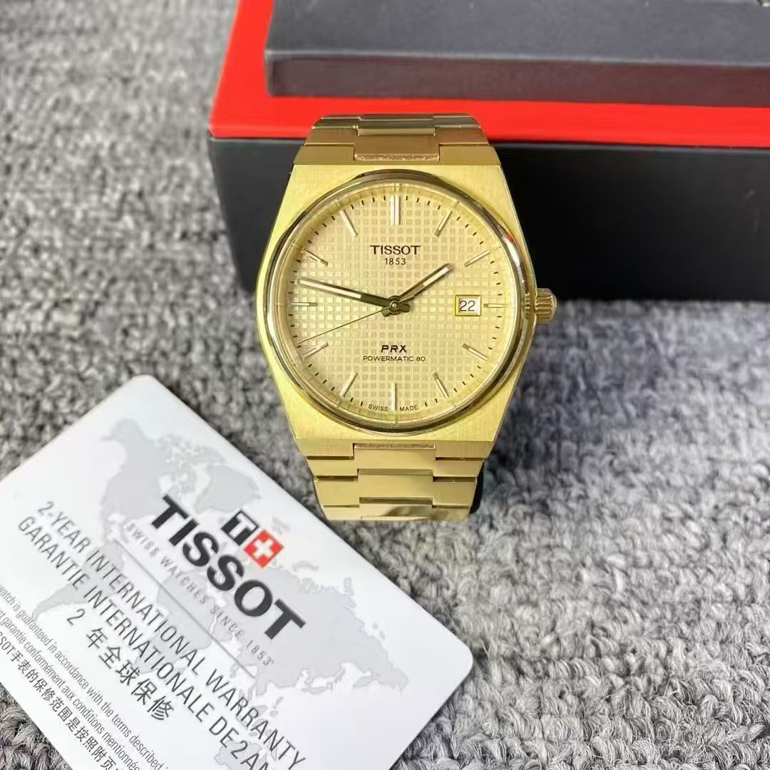 95新 Tissot/天梭 亚虎/天梭/PRX机械腕表/公价6700/40mm/全套