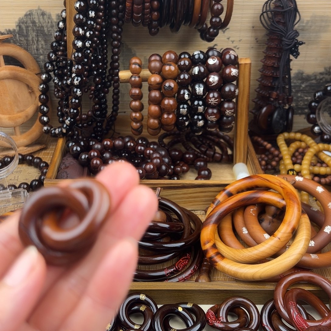 绝***忧1.5内径枣木老料乾坤圈