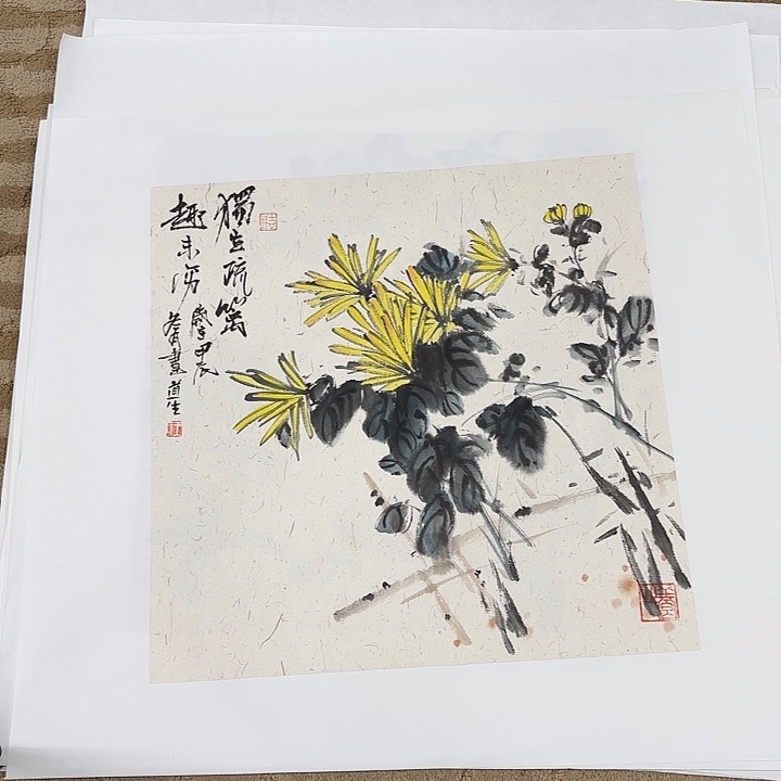 国画花鸟的故事在我心中