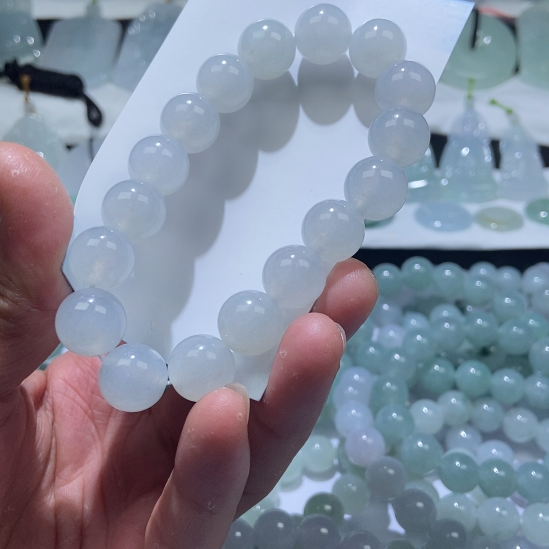 定制翡翠未镶嵌卡12.5/17颗