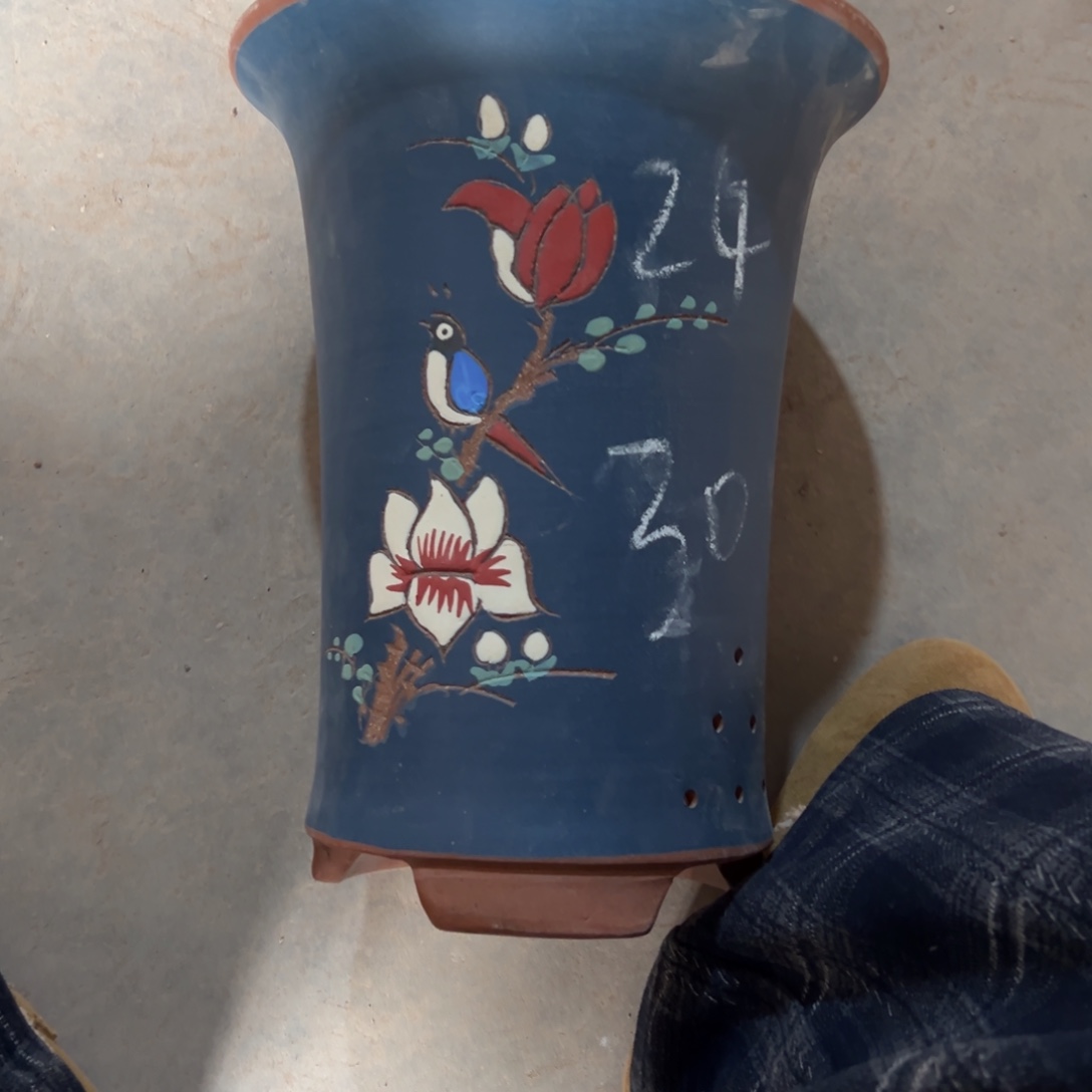 宜兴川阁紫砂花盆单个