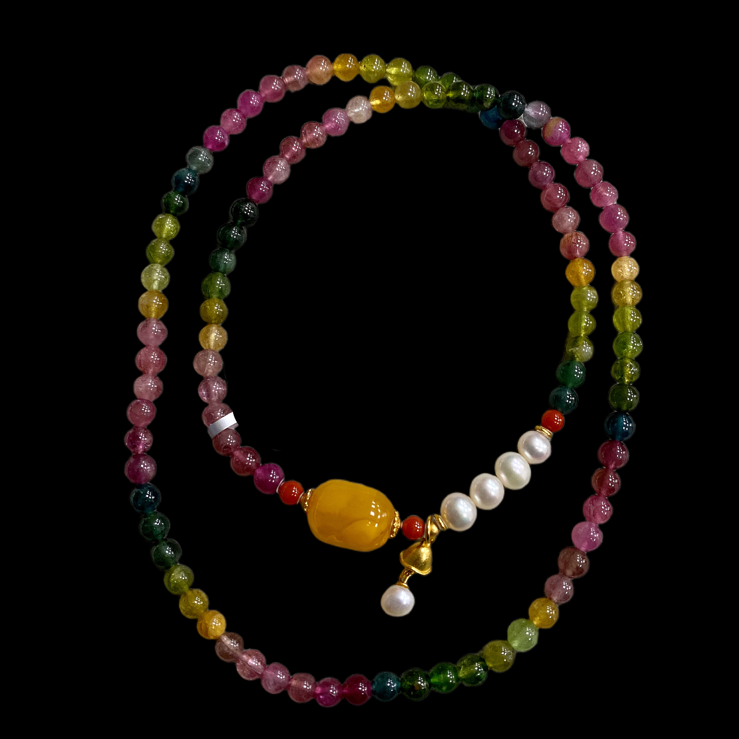 N4763碧玺手串多样性发一