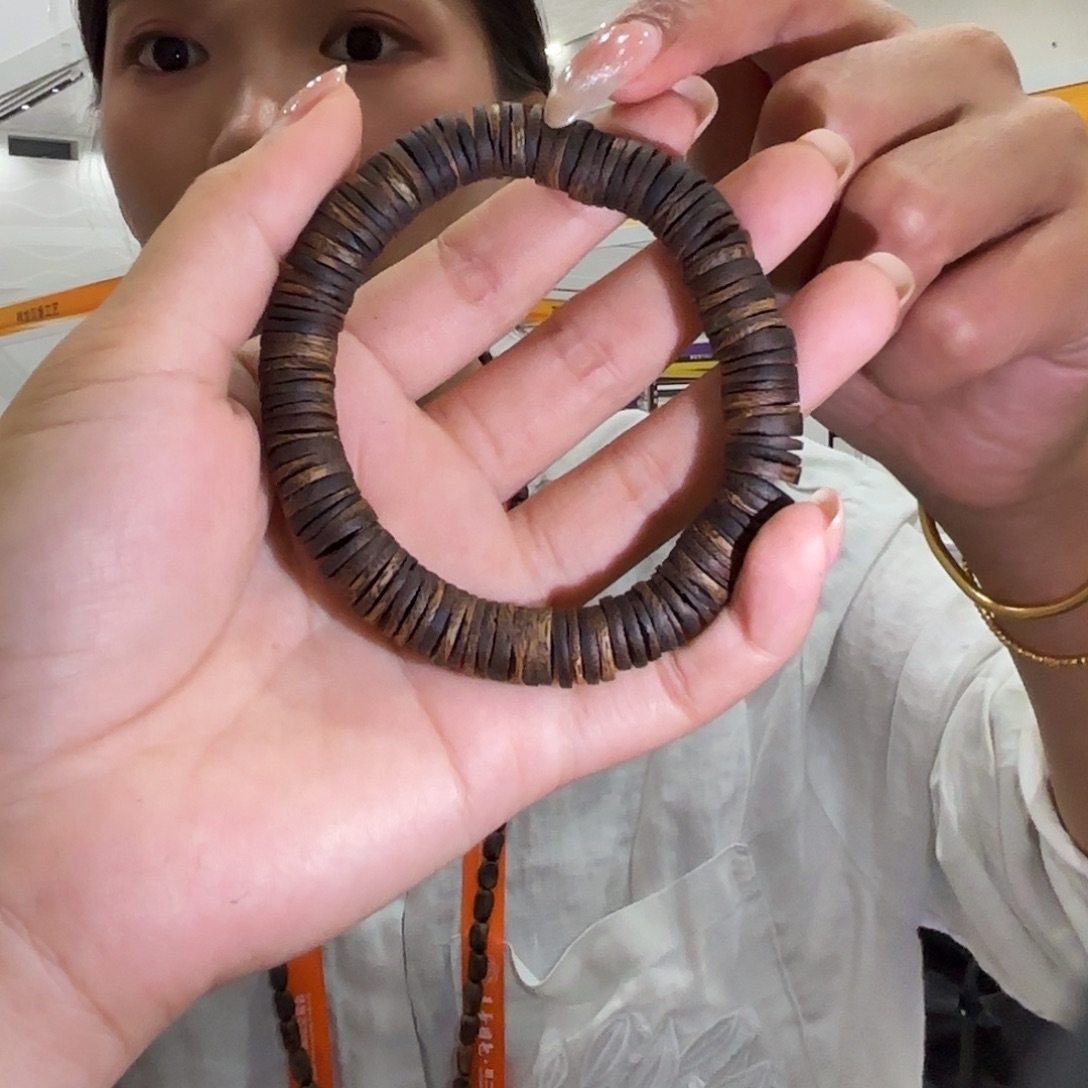 手串沉香奇楠沉香1.0片片珠