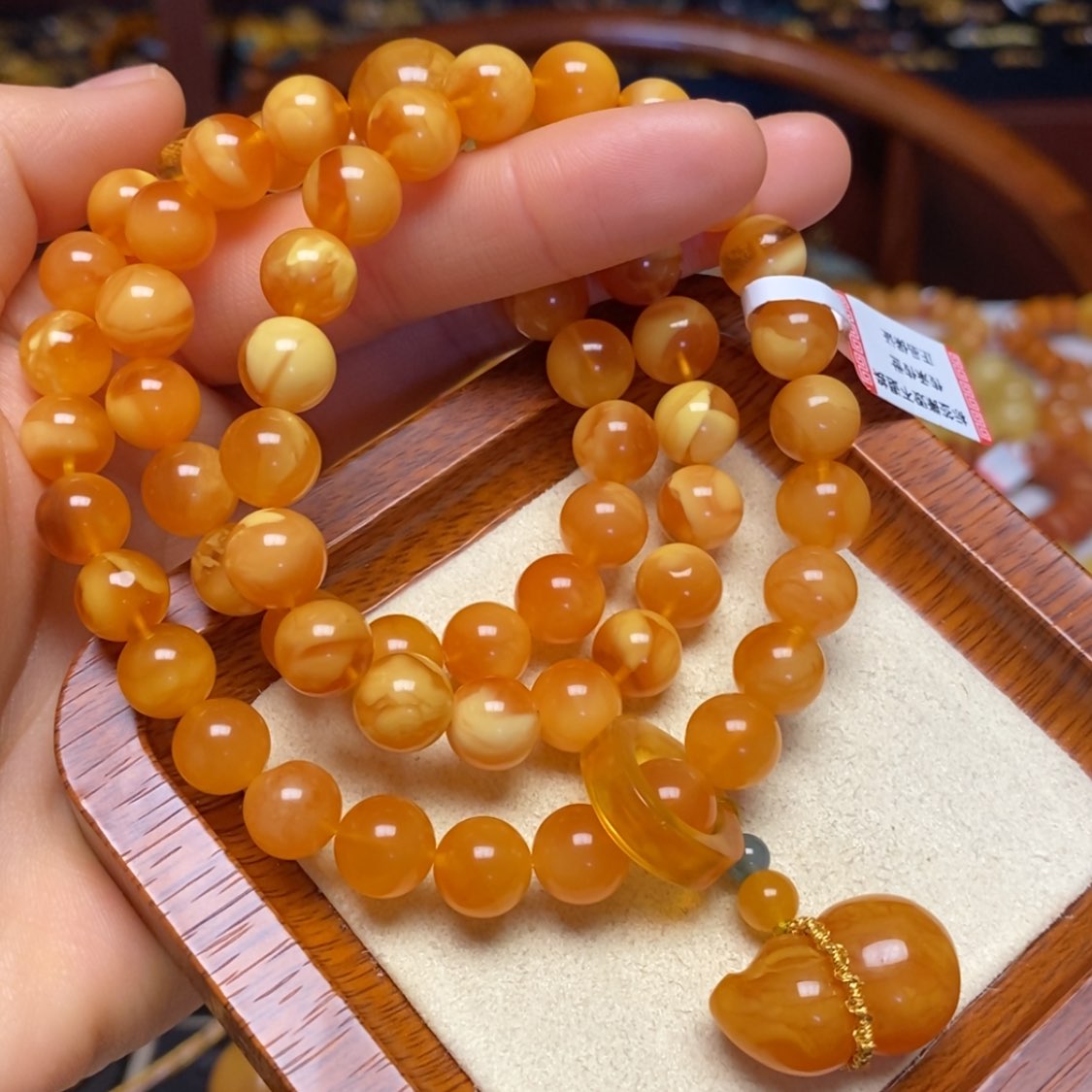 【闪购商品】蜜蜡手链未镶嵌手串