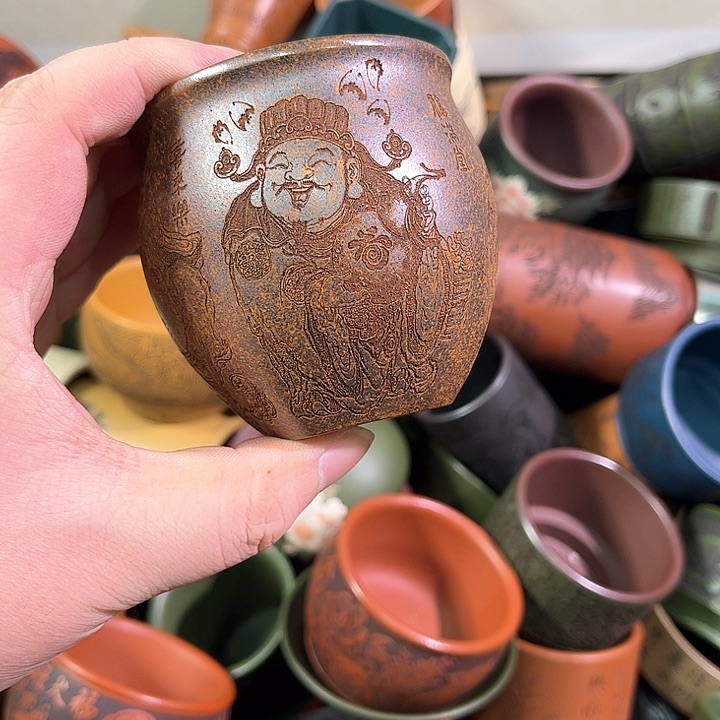 茶杯紫砂全手工紫砂主人杯