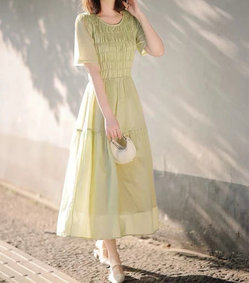 邹先森2580-30夏季连衣裙宽松显瘦轻奢高级感气质法式