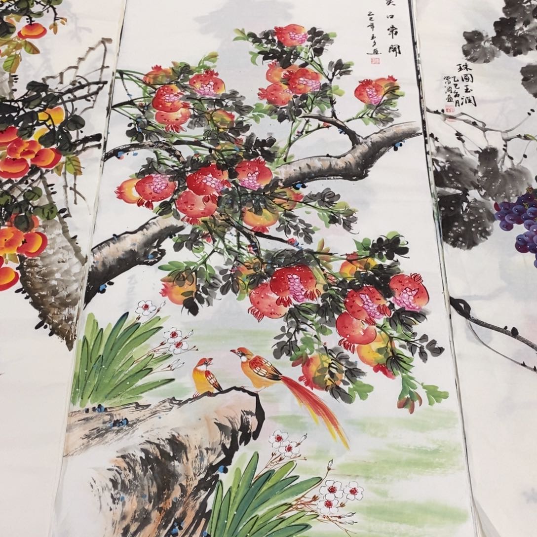 国画140✖️70纯手绘画画画画画画