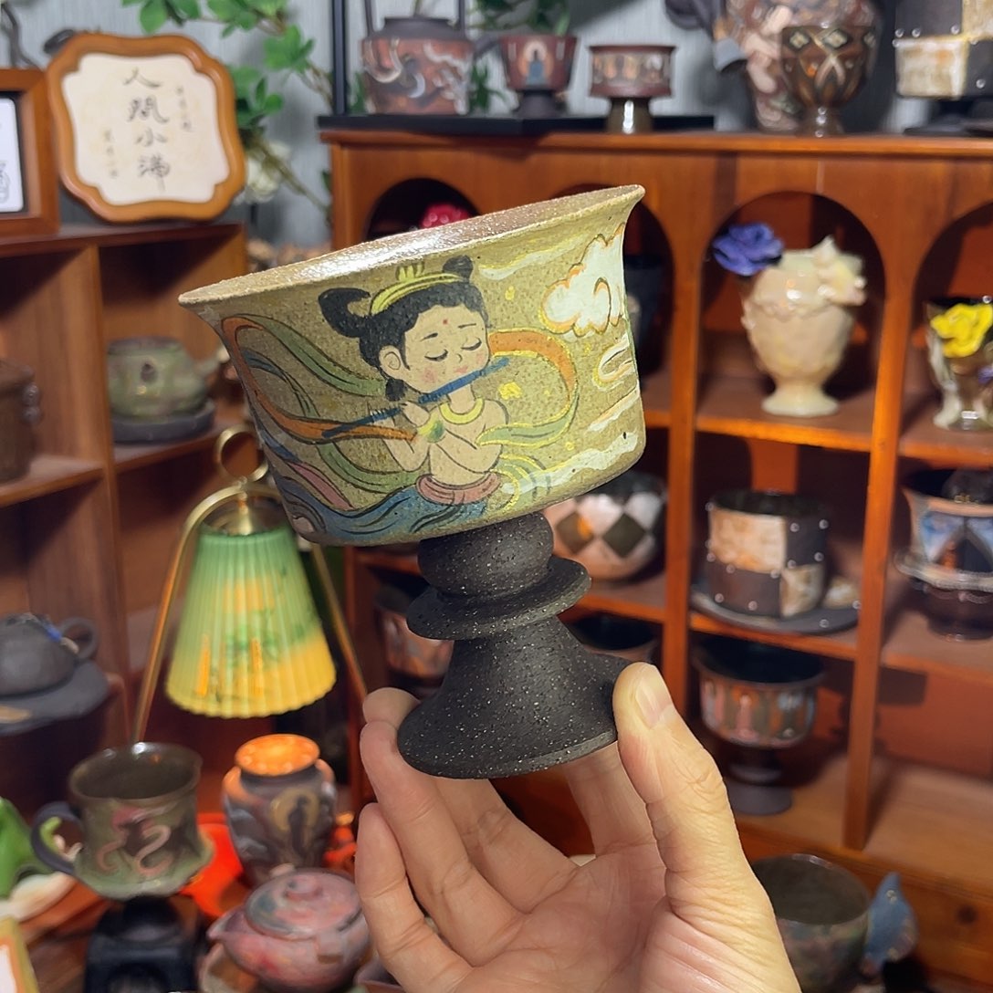 陶手心里的敦煌·萌版小飞天