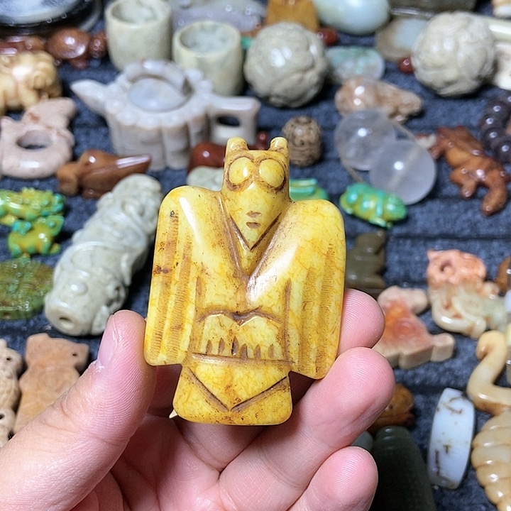 和田玉未镶嵌颈饰211