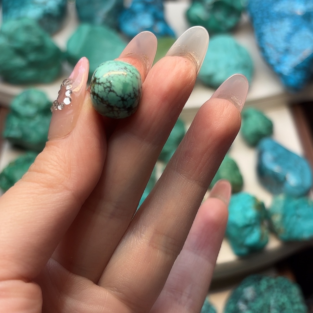 绿松石未镶嵌绿松石老型