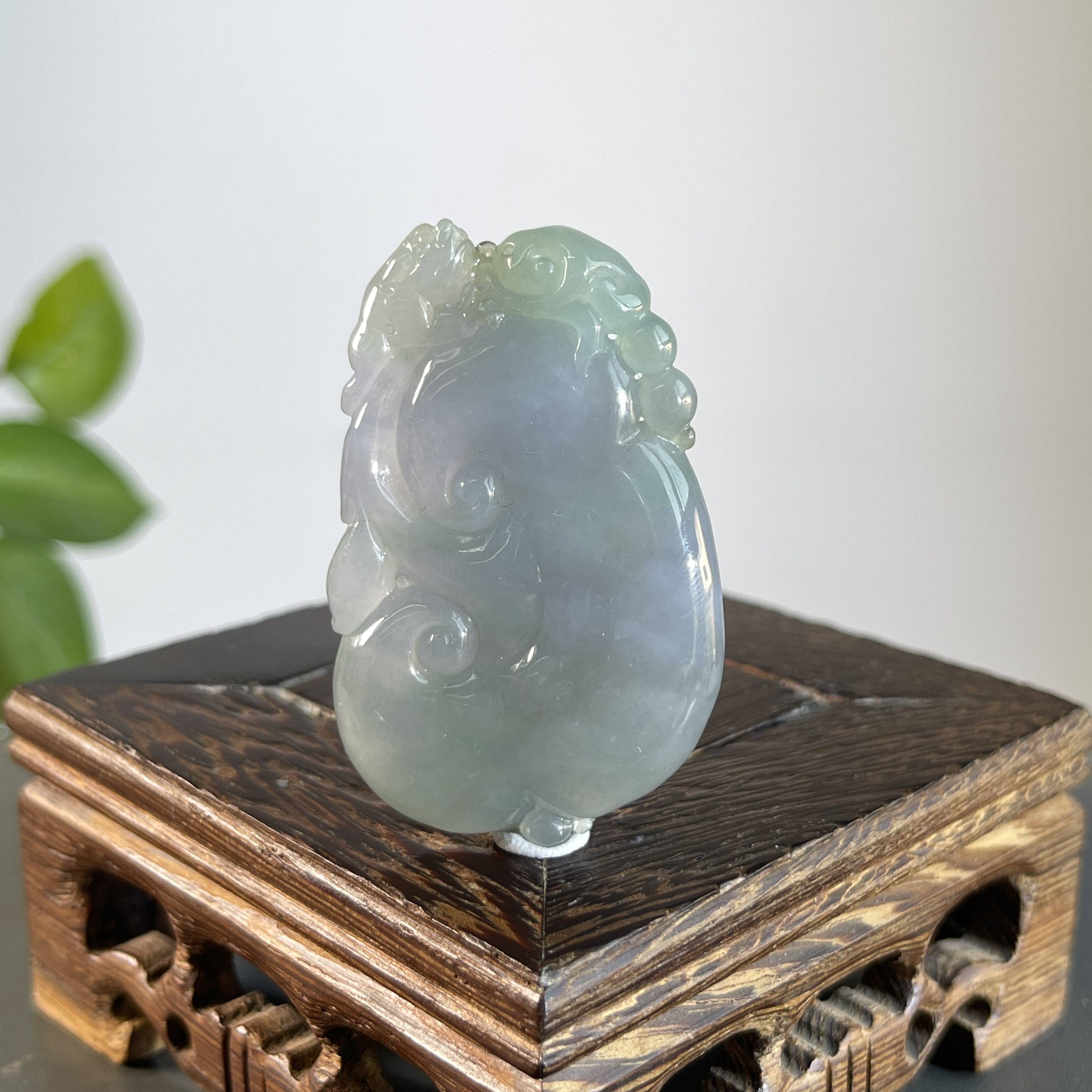 JSB27-110  天然缅甸翡翠A货  如意