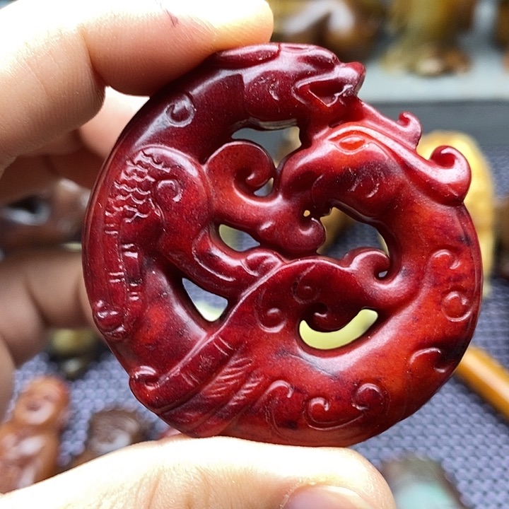 未镶嵌蛇纹石玉颈饰
