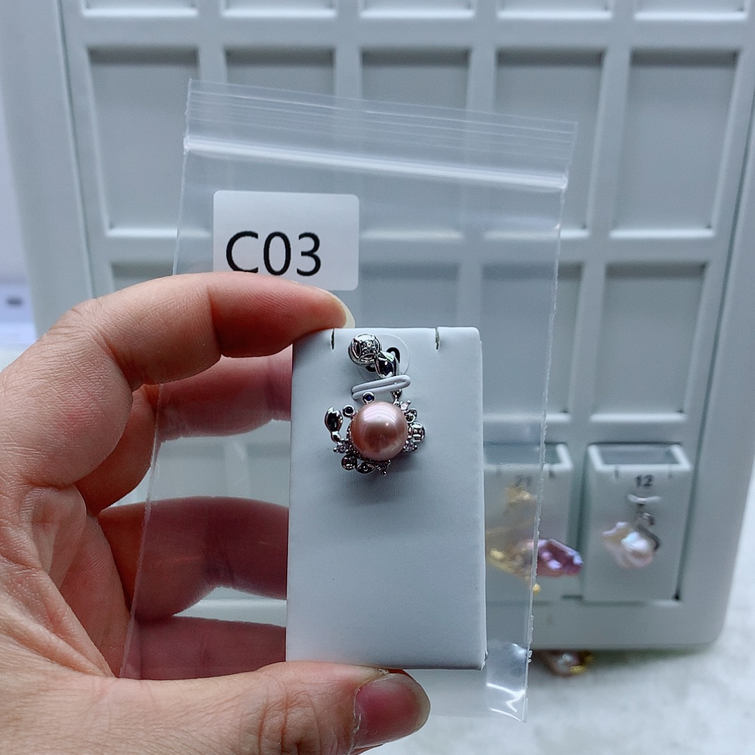 淡水珍珠吊坠(不含链)合金