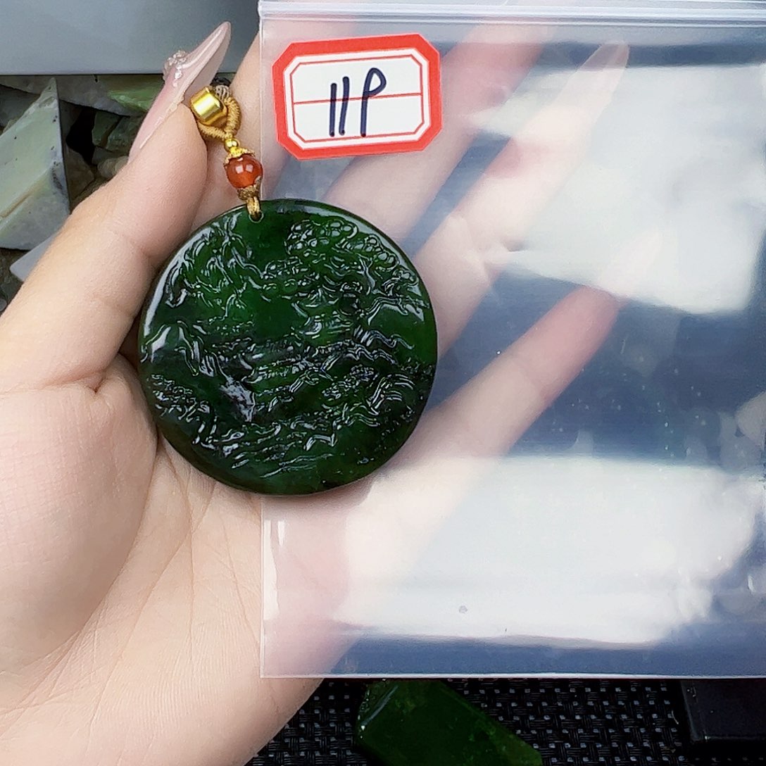 和田玉珠宝半成品未镶嵌