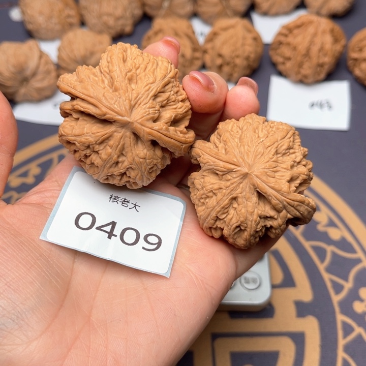 文玩核桃把件看**抖47大粗筋 0409