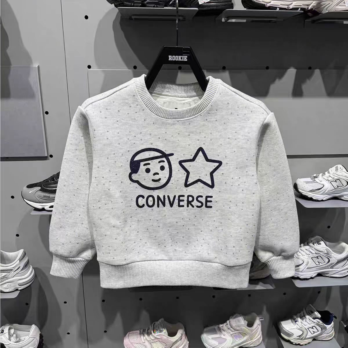 Converse匡威儿童Noritake联名款百搭舒适圆领套头卫衣 CV2542068